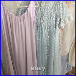 Vintage to Now Lingerie Lot? Of 40 Pastels Vanity Fair? Claire Sandra? Lucie Ann