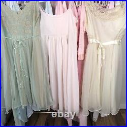 Vintage to Now Lingerie Lot? Of 40 Pastels Vanity Fair? Claire Sandra? Lucie Ann