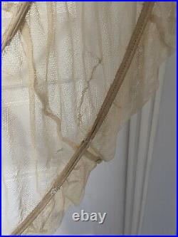 Vintage wedding Bridal Farthingale Steel Hoop Skirt Late 1800s Victorian