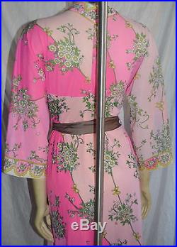 Vintage wrap slip Dress EMILIO PUCCI Formfit Rogers FR size S