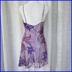 Vintage y2k silk slip dress xs