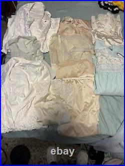 Vtg 60's 70's 80's 90's Women's Dresses, lingerie 27pcs See Pics