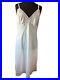 Vtg Christian Dior Size 40 SILKY SATIN Slip Dress Nightgown LACY IVORY NWT