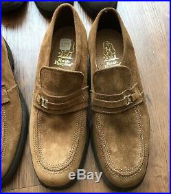 Vtg Hush Puppies Suede Leather Lace-Up Slip-On Mens Dress Shoes Size 8M (6 Pair)