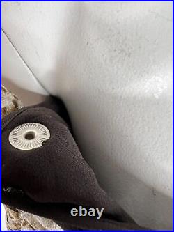 Vtg John Galliano Ss2001 Brown Drape Silk Slip Dress 40 S