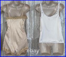 Vtg LOT 10 36 38 NYLON Dress 8 SLIPS SLIP Collection + Teddy & Camisole nightie