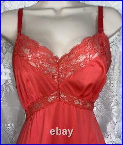 Vtg Lot 4 36 38 Fancy Dress SLIPS Slip w LACE & CHIFFON Trims nightie lingerie