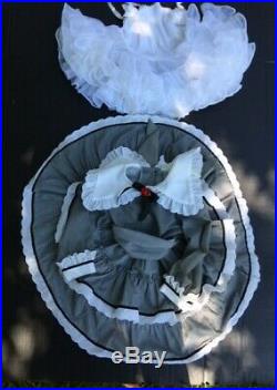 Vtg Martha's Miniatures Petti-coat Slip & Sandy's Girls Ruffled Party Dress 5