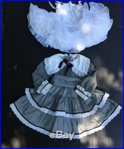 Vtg Martha's Miniatures Petti-coat Slip & Sandy's Girls Ruffled Party Dress 5