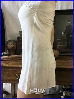 Vtg silk playsuit 1920's silk slip Antique silk dress Vtg French Silk Playsuit