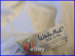 WONDERMAID Full Dress Slip Nightgown Chemises Size 36 White Non-Cling