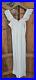 WOW Vintage 1940's/50's LEONA Ivory Slip Dress Night Gown Bias Cut S (Pit16)