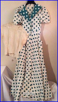 Women's 23 Pc. 1940's 50's 60's Vintage Clothes Lot Dresses Blouses Slips Blazer