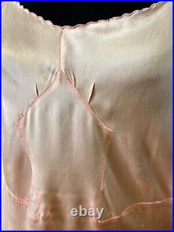 Women's vintage Pink Petticoat Dress Slip Feel confident and stylish