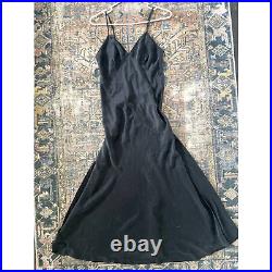 Y2K Rare Vintage Victoria's Secret 100% Silk Sueded Silk Maxi Dress Slip Gown
